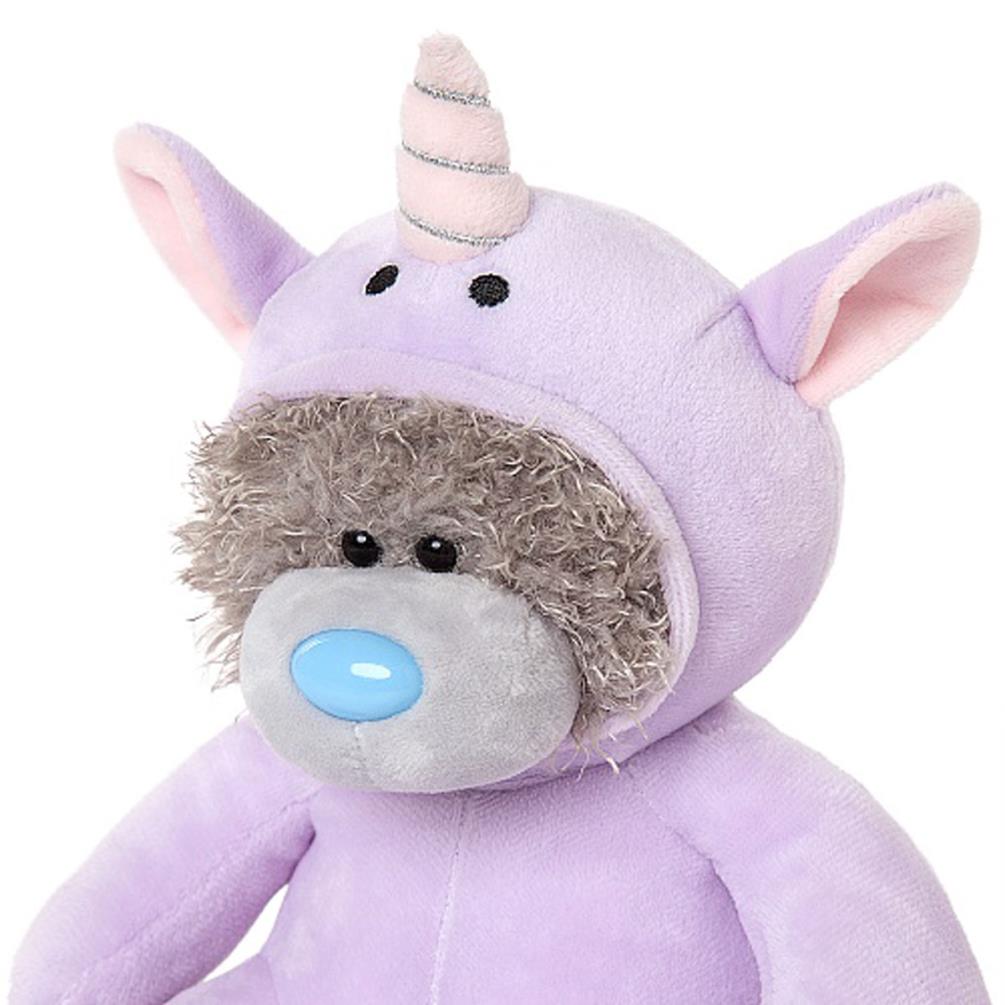 9" Purple Unicorn Onesie Me to You Bear Extra Image 1
